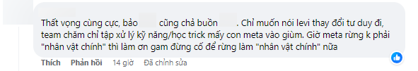 Fan cũng đề nghị Levi nên thay đổi tư duy thi đấu