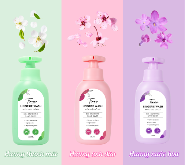Sự khác biệt giữa nước giặt đồ lót và nước giặt thông thường - Lợi ích khi sử dụng nước giặt đồ lót sinh học Tinee - Ảnh 3. Sự khác biệt giữa nước giặt đồ lót và nước giặt thông thường - Lợi ích khi sử dụng nước giặt đồ lót sinh học Tinee - Ảnh 3.