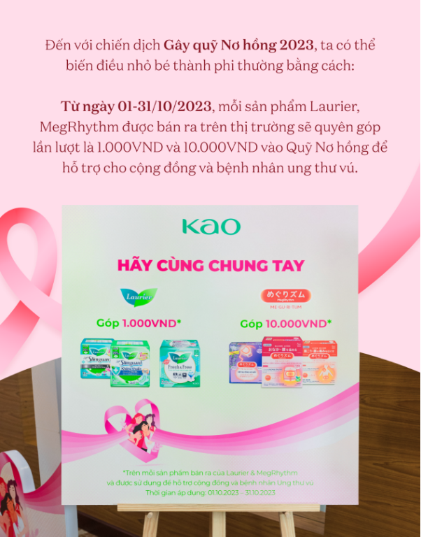 Gây quỹ Nơ hồng 2023: Biến điều nhỏ bé thành phi thường cùng Laurier và MegRhythm! - Ảnh 5. Gây quỹ Nơ hồng 2023: Biến điều nhỏ bé thành phi thường cùng Laurier và MegRhythm! - Ảnh 5.