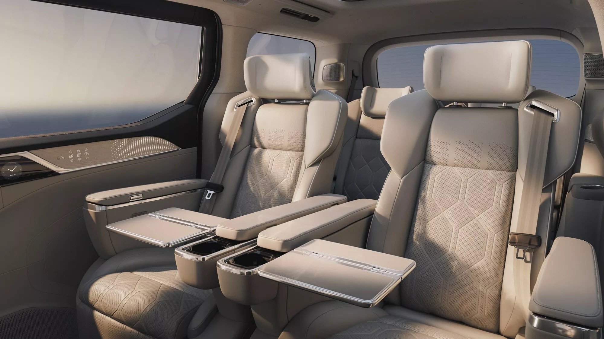 Volvo EM90 ra mắt: Nội thất biến được thành phòng chiếu phim, phòng ngủ, chạy 740 km/sạc, cạnh tranh Lexus LM- Ảnh 19. Volvo EM90 ra mắt: Nội thất biến được thành phòng chiếu phim, phòng ngủ, chạy 740 km/sạc, cạnh tranh Lexus LM- Ảnh 19.
