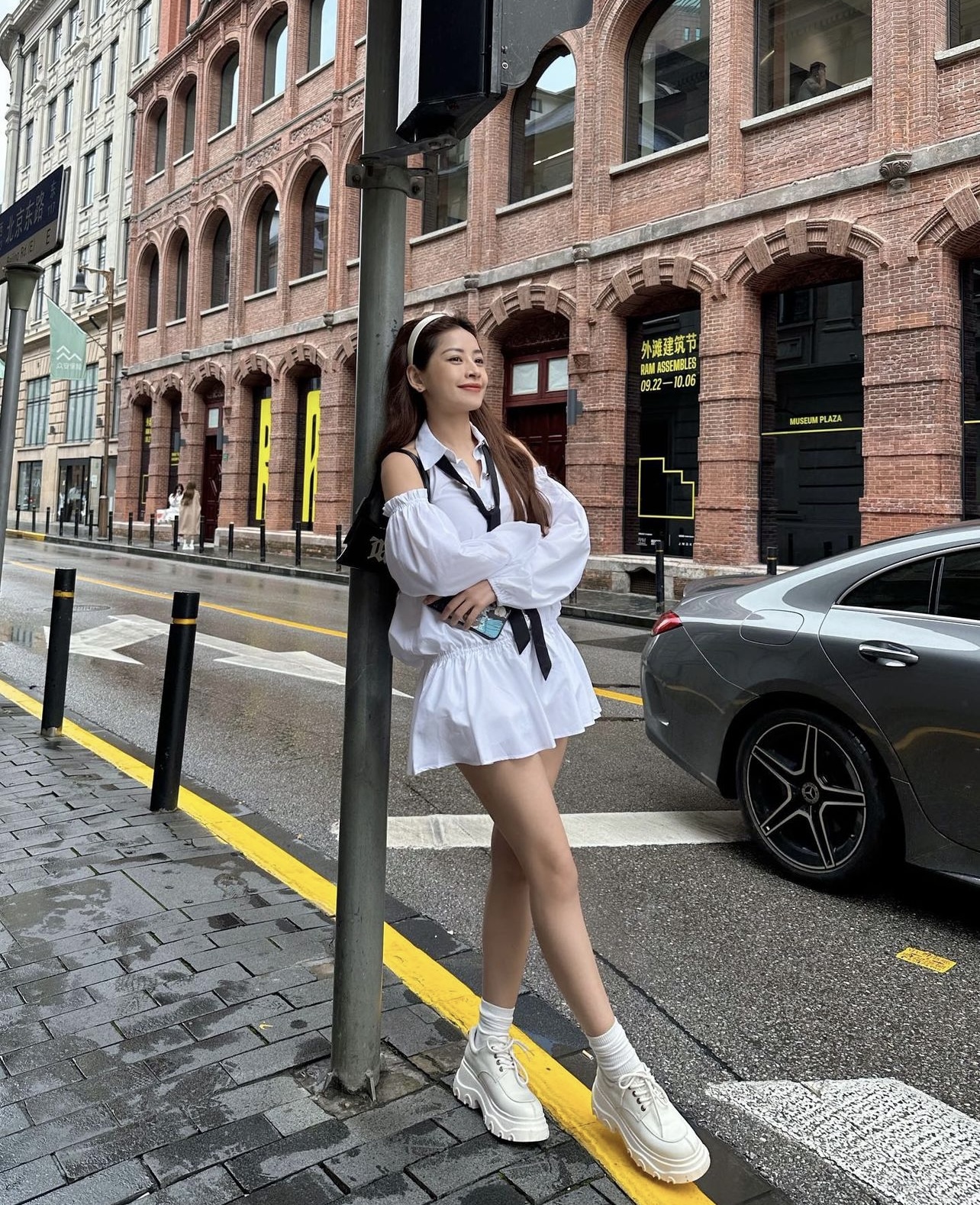 Chi Pu từ khi “Trung tiến": Style nền nã, dịu dàng hơn hẳn, outfit hở bạo ít xuất hiện hẳn- Ảnh 14. Chi Pu từ khi “Trung tiến": Style nền nã, dịu dàng hơn hẳn, outfit hở bạo ít xuất hiện hẳn- Ảnh 14.