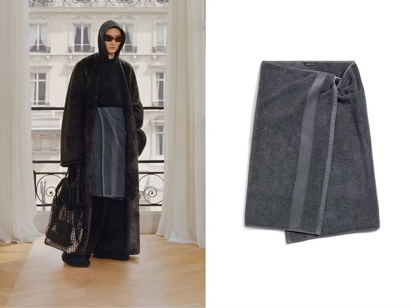Balenciaga bị “cà khịa" vì bán váy khăn tắm giá hơn 22 triệu nhưng đây không phải lần đầu hãng "ngang ngược" đến vậy- Ảnh 2.