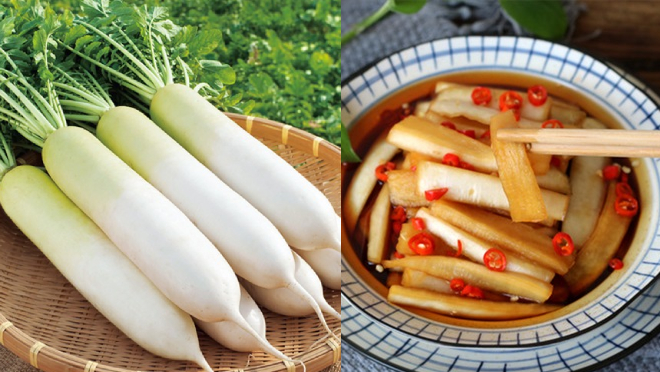 Ai ăn củ cải trắng cũng vứt bỏ phần này mà không biết là kho canxi chống loãng xương, tăng collagen- Ảnh 1.