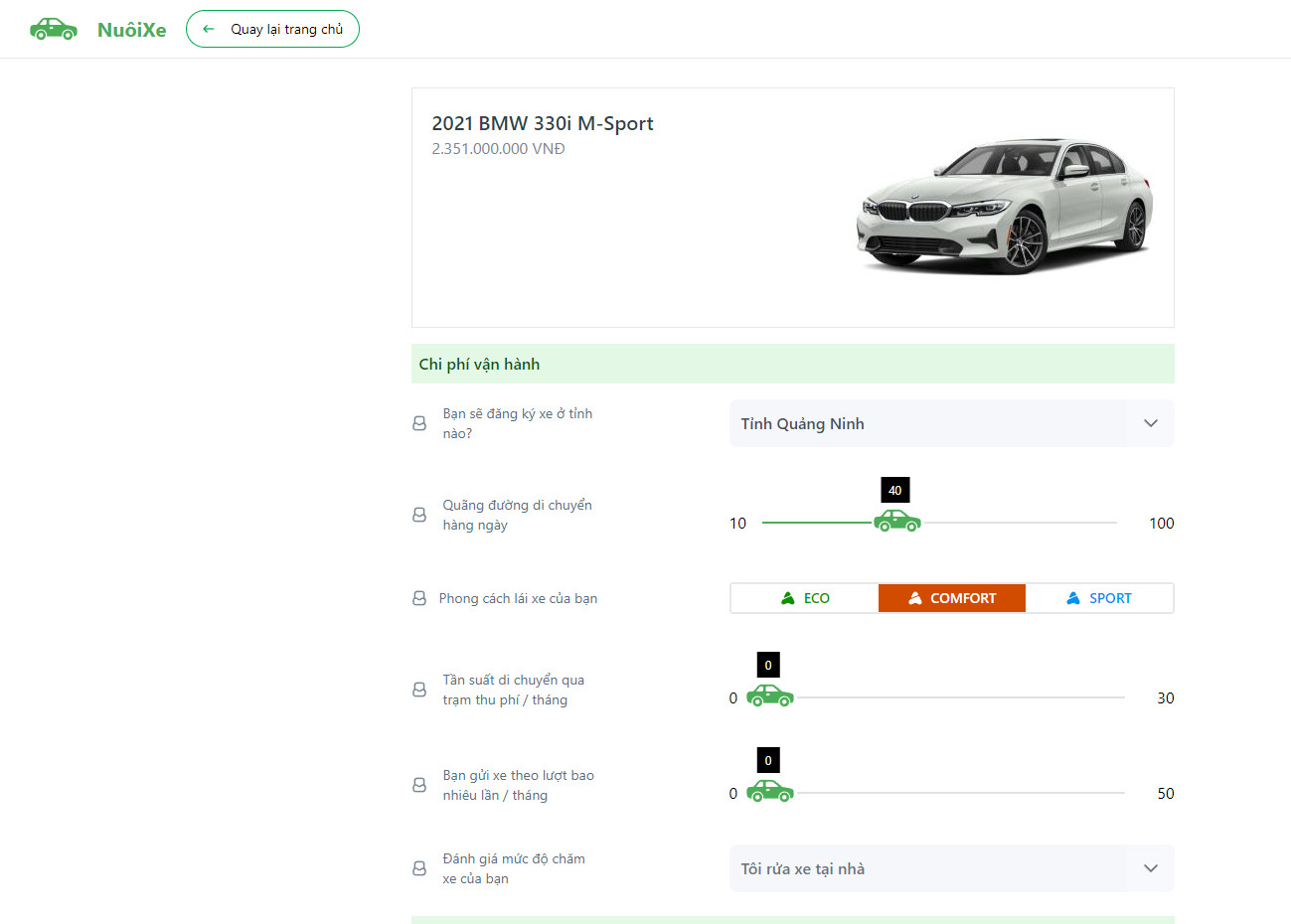 Nuoixe.vn - Công cụ tính chi phí vận hành chi tiết chiếc xe mà bạn muốn mua- Ảnh 3.