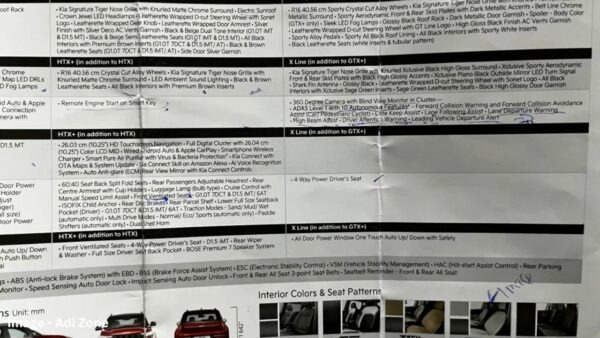 Kia Sonet 2024 rò rỉ thông số chính thức: Thêm làm mát ghế, màn hình 10,2 inch, đã có ADAS như Sportage- Ảnh 3.