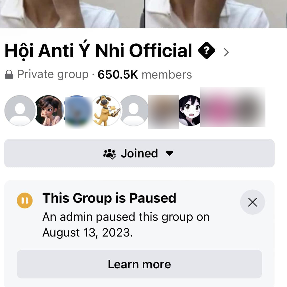 Hội antifan Hoa hậu Ý Nhi 650.000 thành viên bất ngờ khoá group giữa lúc nhạy cảm - Ảnh 2.