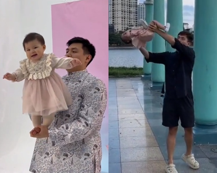 Ông xã Salim "gây sốt" mạng xã hội: Tổng tài tập đoàn may mặc lớn, về nhà "sơ hở là có tiểu phẩm" trêu vợ - Ảnh 3. Ông xã Salim "gây sốt" mạng xã hội: Tổng tài tập đoàn may mặc lớn, về nhà "sơ hở là có tiểu phẩm" trêu vợ - Ảnh 3.