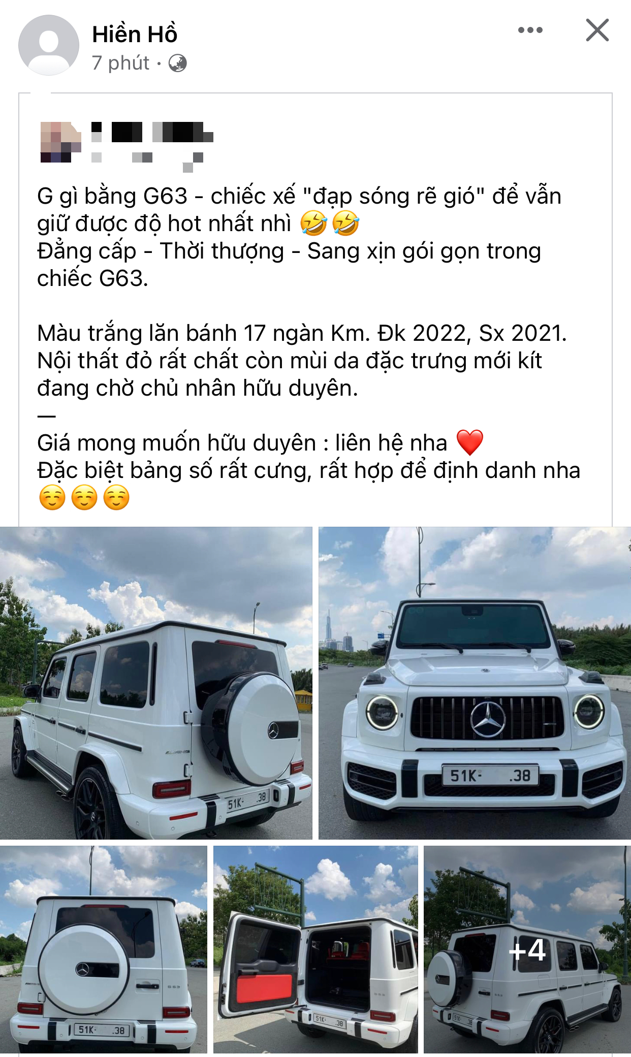 Hiền Hồ bất ngờ rao bán chiếc Mercedes G63 &quot;đạp sóng rẽ gió&quot; - Ảnh 1.