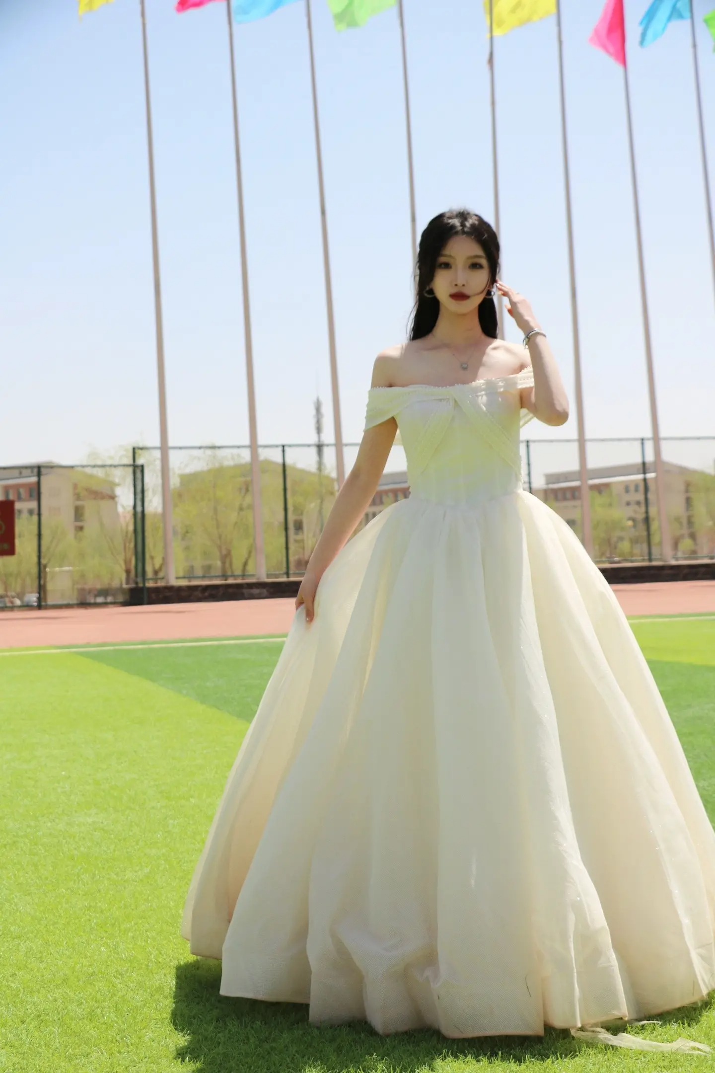 Loạt nữ sinh "khuynh đảo" cả trường chỉ vì khoảnh khắc chớp nhoáng ở hội thao: Thanh xuân nợ tôi những nữ thần như thế!- Ảnh 30.