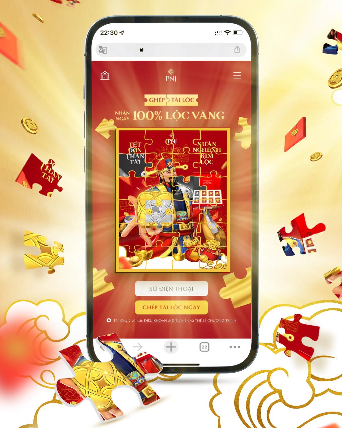 "Ghép tài lộc - 100% nhận lộc vàng" với tổng giải thưởng đến 2024 miếng vàng- Ảnh 1.