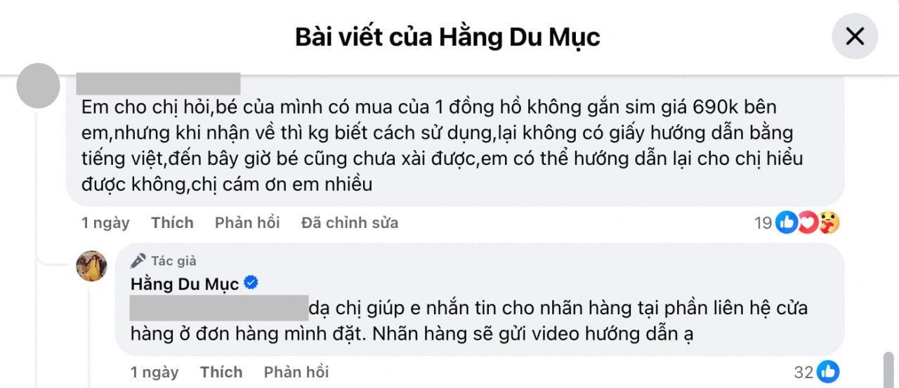 Màn đối đáp của Hằng Du Mục với khách hàng trên fanpage 2 triệu người theo dõi gây tranh cãi - Ảnh 2.