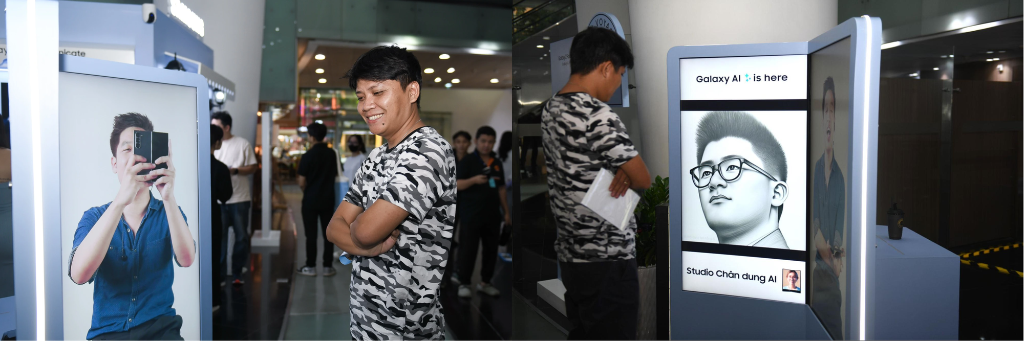 Galaxy AI Cafe tại Bitexco chưa kịp hạ nhiệt, giới trẻ đã rủ nhau đến Saigon Centre trải nghiệm tiếp- Ảnh 3.