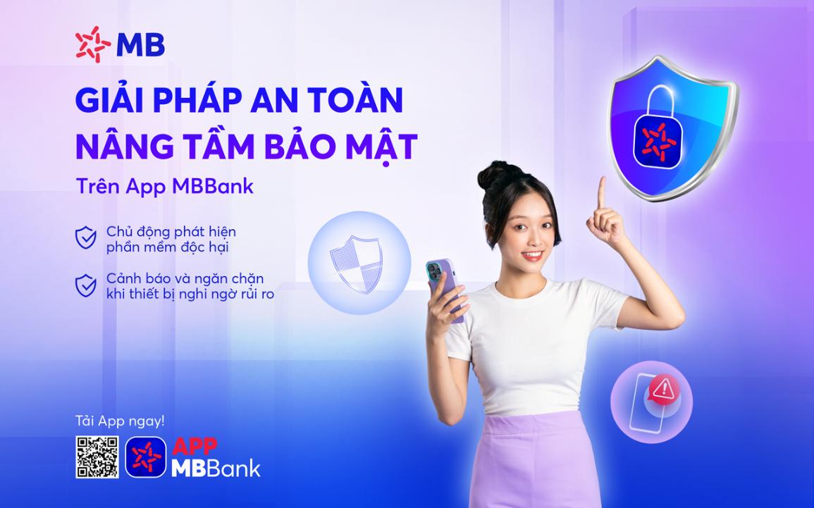 Tự động phát hiện phần mềm độc hại cài lén trên điện thoại, App MBBank nâng cấp bảo vệ khách hàng- Ảnh 1. Tự động phát hiện phần mềm độc hại cài lén trên điện thoại, App MBBank nâng cấp bảo vệ khách hàng- Ảnh 1.