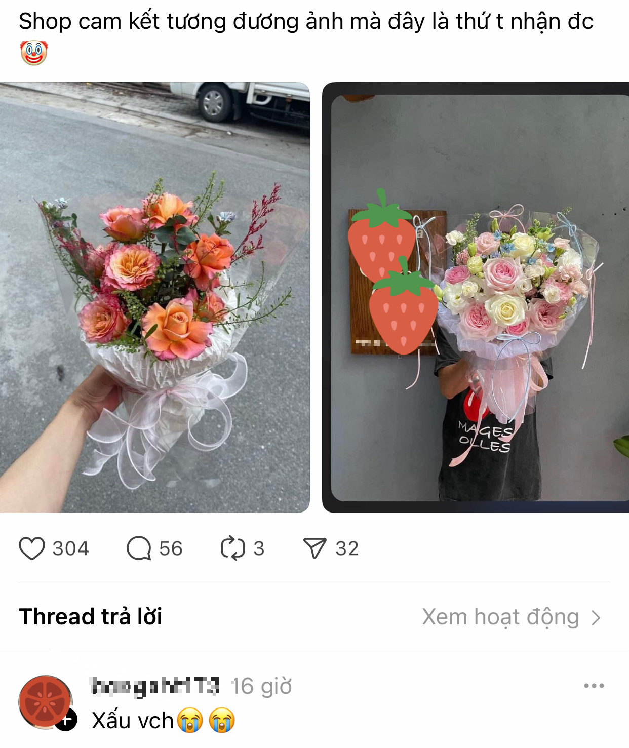 Hậu 20/10 phốt hoa xấu ngập MXH: Mẫu một đằng, hoa một nẻo, nhưng đó chưa phải là tất cả- Ảnh 4. Hậu 20/10 phốt hoa xấu ngập MXH: Mẫu một đằng, hoa một nẻo, nhưng đó chưa phải là tất cả- Ảnh 4.