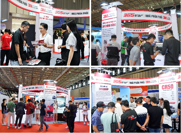 365Group và 3M hút khách tại Vietnam Motor Show 2024 nhờ các sản phẩm phim cách nhiệt và PPF nổi trội- Ảnh 1.