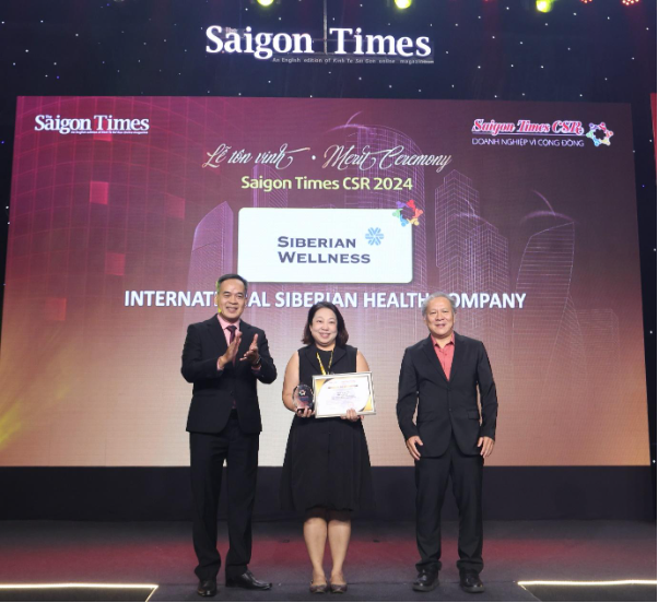 Siberian Wellness vinh dự nhận giải thưởng Saigon Times CSR 2024- Ảnh 1.