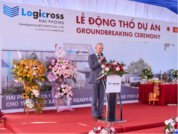 Mitsubishi Estate khởi công dự án Logicross Hải Phòng, đánh dấu cột mốc phát triển mới trong ngành logistics- Ảnh 1.