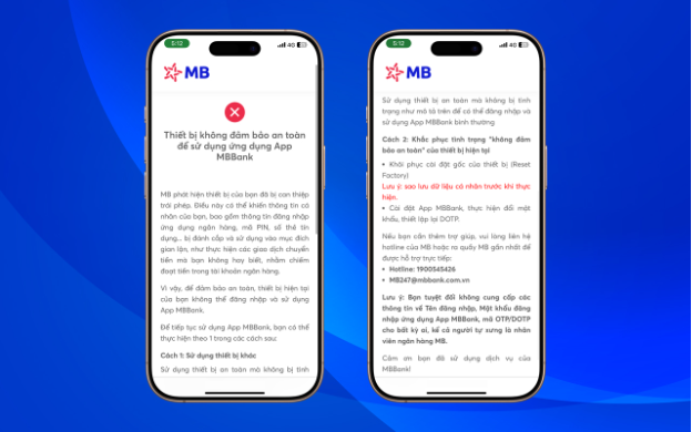 Không lo lừa đảo chiếm quyền điện thoại nhờ App MBBank- Ảnh 2.