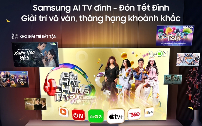 Chọn Samsung AI TV kích thước lớn đến 85 inch, mang Tết đỉnh đến mọi nhà- Ảnh 1.