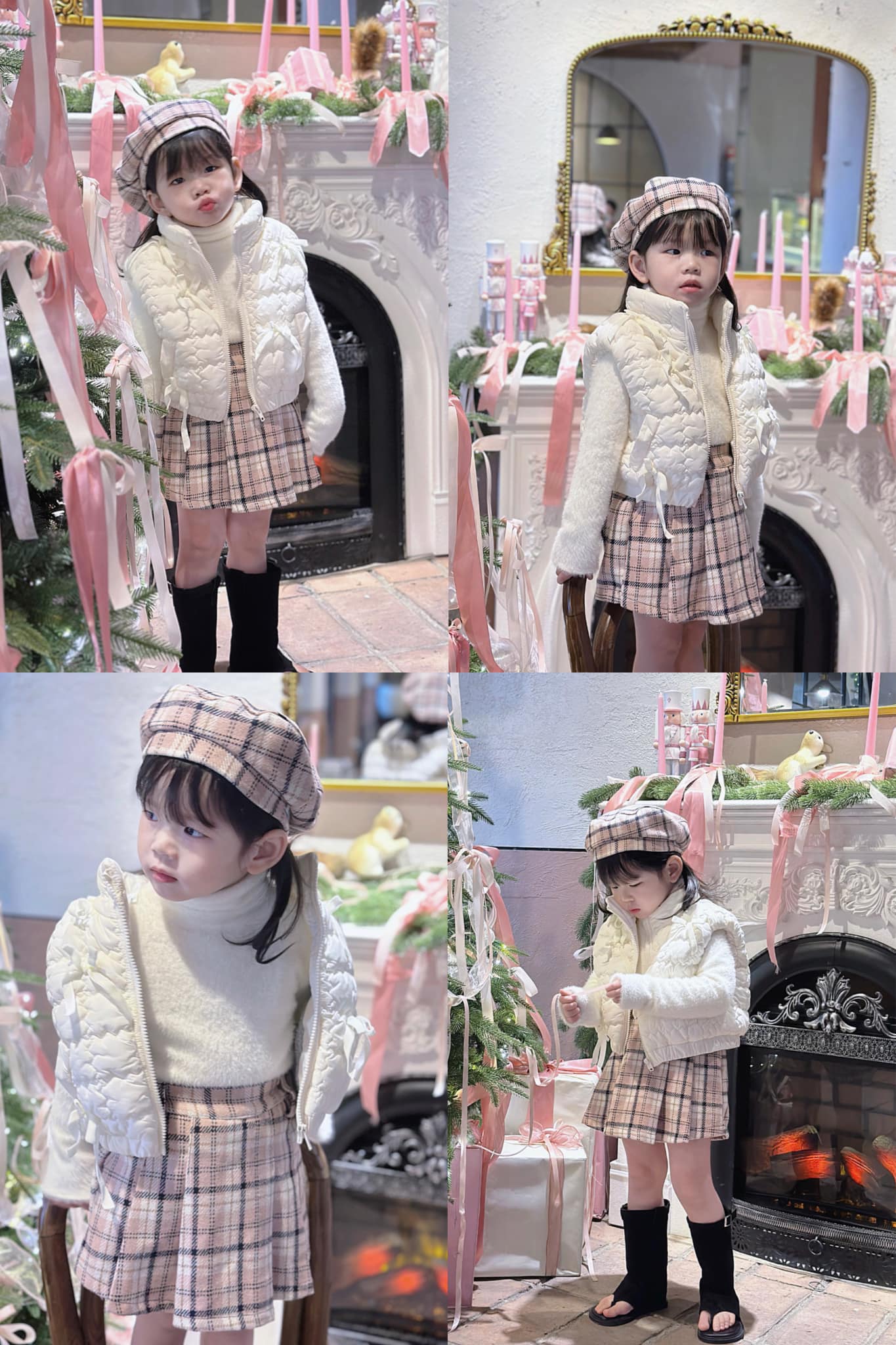 Cô bé xinh như nàng công chúa trong loạt set đồ Hàn thu đông, ai nấy phải thốt lên "mẹ mix đồ đỉnh cao"- Ảnh 8.