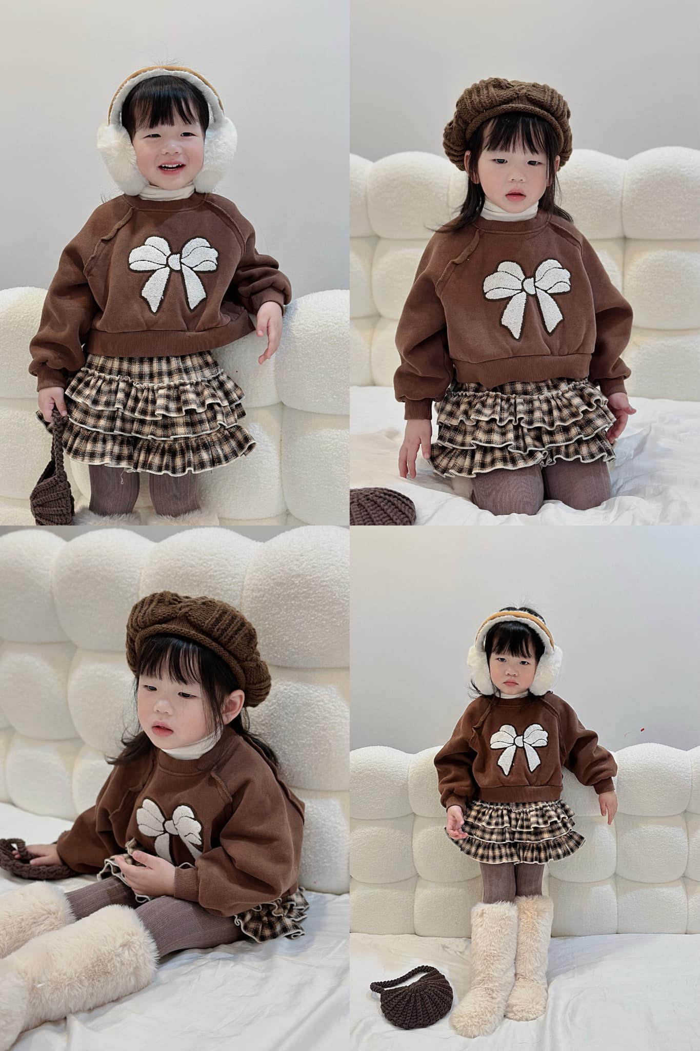 Cô bé xinh như nàng công chúa trong loạt set đồ Hàn thu đông, ai nấy phải thốt lên "mẹ mix đồ đỉnh cao"- Ảnh 22.