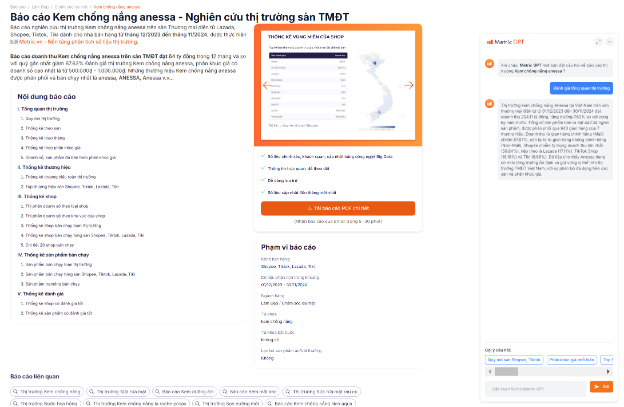 Công nghệ GenAI từ Metric: Bước đột phá trong phân tích dữ liệu eCommerce- Ảnh 2.