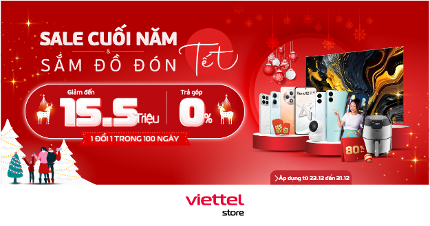 Săn Hot Sale Noel tại Viettel Store: Cơ hội vàng sắm đồ đón Tết 2025- Ảnh 1.