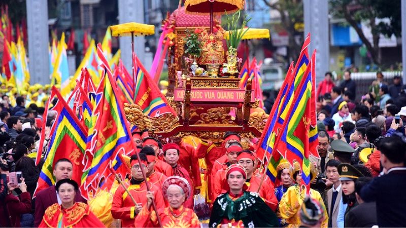 Khai ấn đền Trần, hội đền Bà Chúa Kho... và 10 lễ hội thú vị, độc đáo diễn ra trong "tháng ăn chơi"- Ảnh 11.