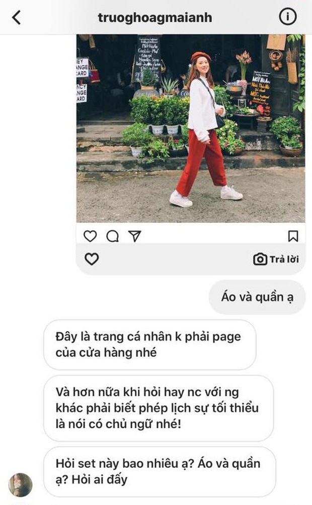 Trương Hoàng Mai Anh từng nhiều lần bị "phốt" thái độ lên mặt dạy dỗ và mắng người khác trên MXH- Ảnh 5. Trương Hoàng Mai Anh từng nhiều lần bị "phốt" thái độ lên mặt dạy dỗ và mắng người khác trên MXH- Ảnh 5.