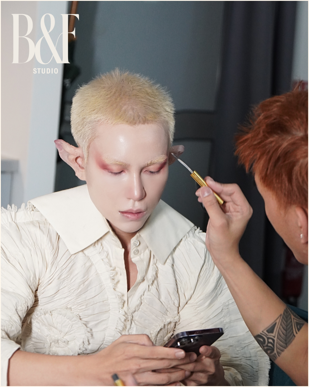 Call Me Duy "chơi lớn": Gắn tai giả hoá thành goblin đi dự show diễn của Rick Owens- Ảnh 7. Call Me Duy "chơi lớn": Gắn tai giả hoá thành goblin đi dự show diễn của Rick Owens- Ảnh 7.