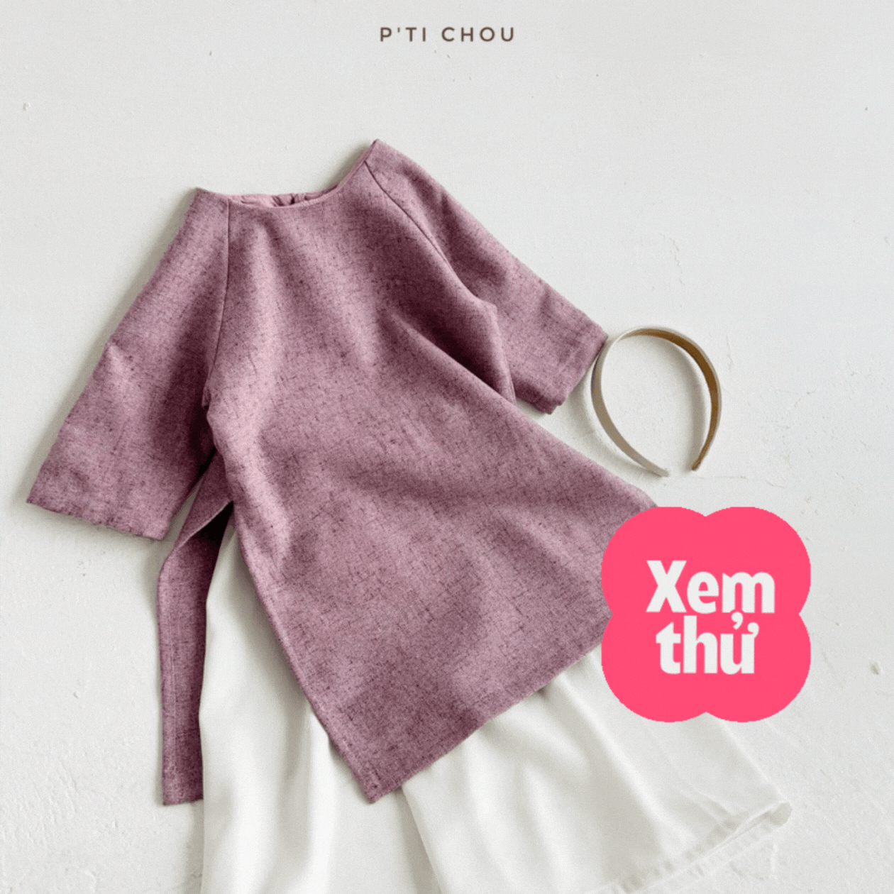 1001 mẫu áo dài Tết của "elm" Pam, diện lên đúng chuẩn: "Xinh ngoan iu của mẹ đây rồi!"- Ảnh 17.