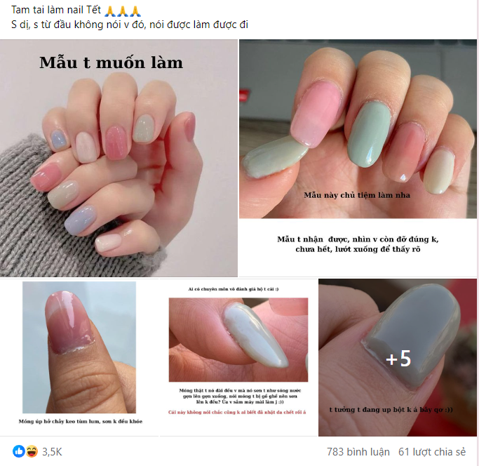 Bước ra khỏi tiệm nail: Người ê chề vì bộ móng thảm họa, người sướng rơn vì Tết này có tay xinh- Ảnh 3.