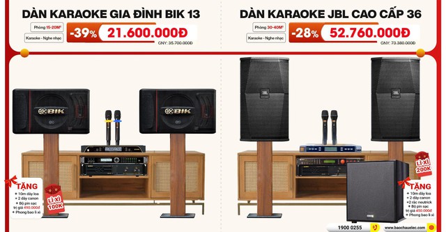 Bảo Châu Elec gợi ý 10 bộ dàn karaoke gia đình chính hãng, đáng mua dịp Tết 2024- Ảnh 3.
