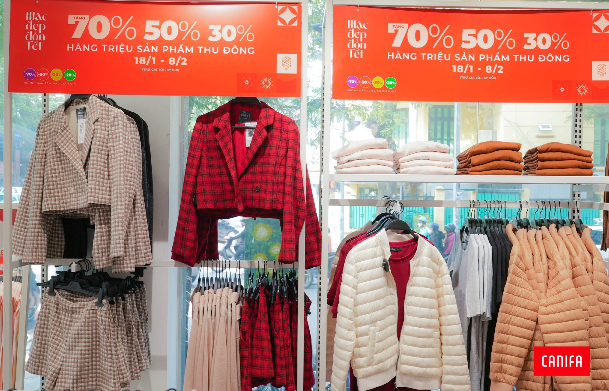 Săn sale khủng tại CANIFA, nàng công sở bất ngờ vì chiếc áo len giá hơn 200k, áo blazer tweed sale tới 30%- Ảnh 5.