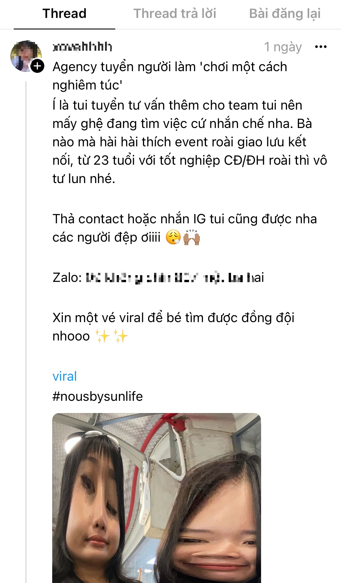 Gen Z đang đổ bộ Threads để "chốt đơn", HR cũng chớp cơ hội đăng tin tuyển dụng kiếm các “bảnh" tiềm năng- Ảnh 4.