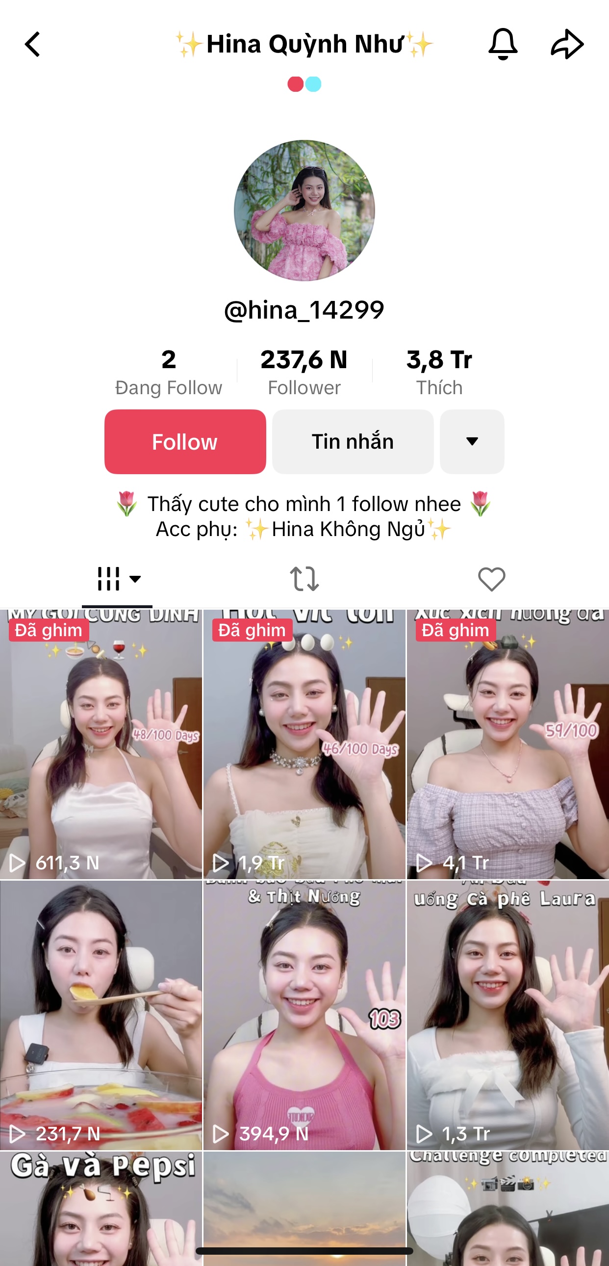 Rần rần trước nghi vấn "hot girl đạo nhái tiên nữ mukbang", bắt chước từ clip đến cả cách ghi tiểu sử?- Ảnh 4.