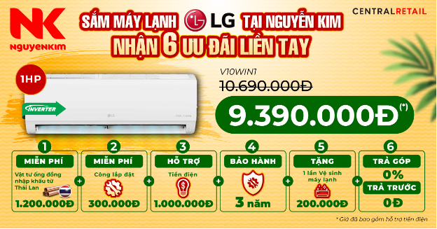 Chỉ có ở Nguyễn Kim: 6 đặc quyền khi mua máy lạnh LG- Ảnh 2.