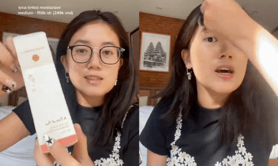 Nữ TikToker thử mỹ phẩm nội địa Indonesia: Toàn items chưa tới 250k/món nhưng chất lượng xứng đáng "điểm 10"- Ảnh 2.