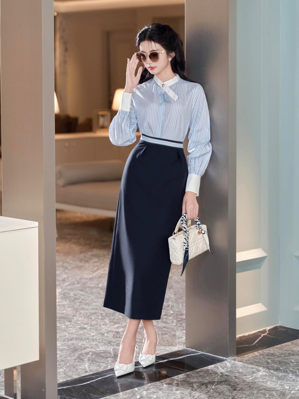 3 cách kết hợp đồ công sở đơn giản mà vẫn đẹp sang,"tay mơ" đến mấy cũng không lo mặc xấu- Ảnh 12.