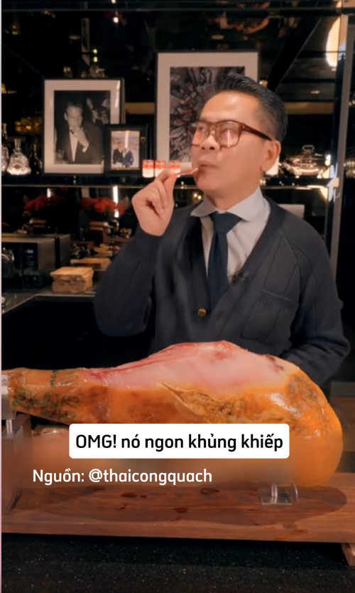Rich kid Gia Kỳ chê đùi heo muối "hôi lông", dân mạng lập tức nhắc đến Thái Công và màn review "ngon khủng khiếp"- Ảnh 4.