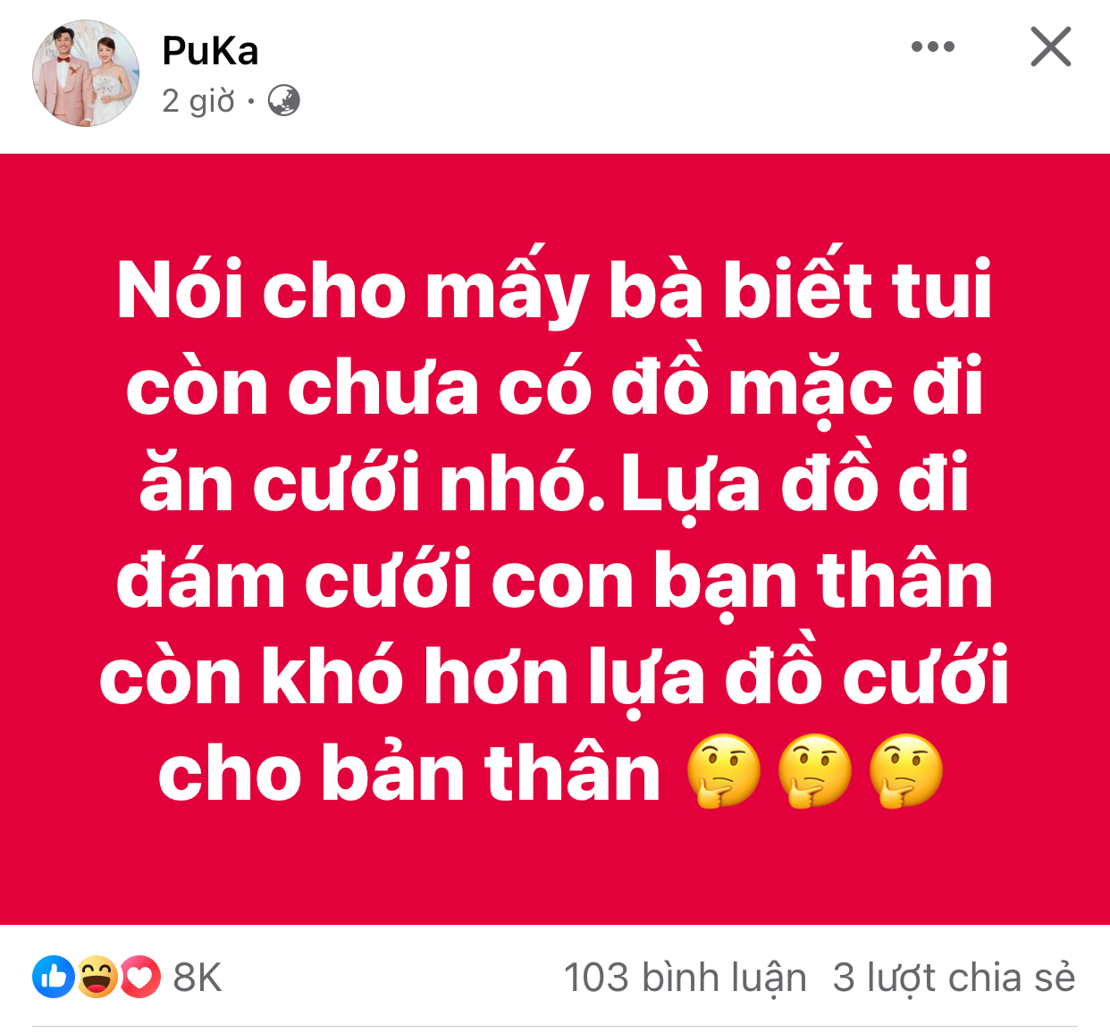 Puka than thở trước thềm đám cưới Minh Tú, nguyên nhân vì quy định này của cô dâu- Ảnh 1.