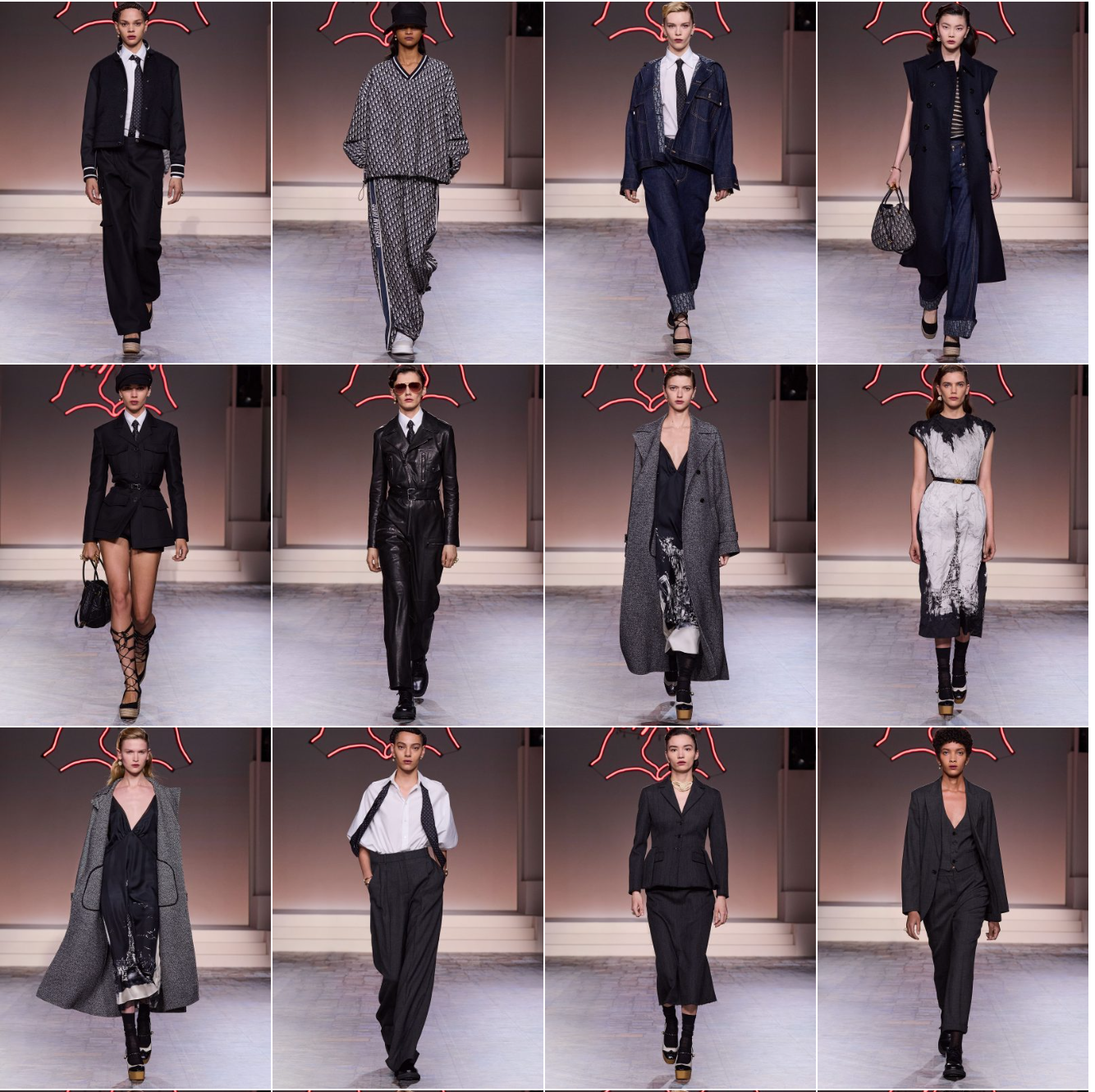 Review BST Dior Pre-Fall 2024: Chiếc áo "chợ" nhất xuất hiện giữa thế giới buồn ngủ mang tên trắng - đen - be- Ảnh 4. Review BST Dior Pre-Fall 2024: Chiếc áo "chợ" nhất xuất hiện giữa thế giới buồn ngủ mang tên trắng - đen - be- Ảnh 4.
