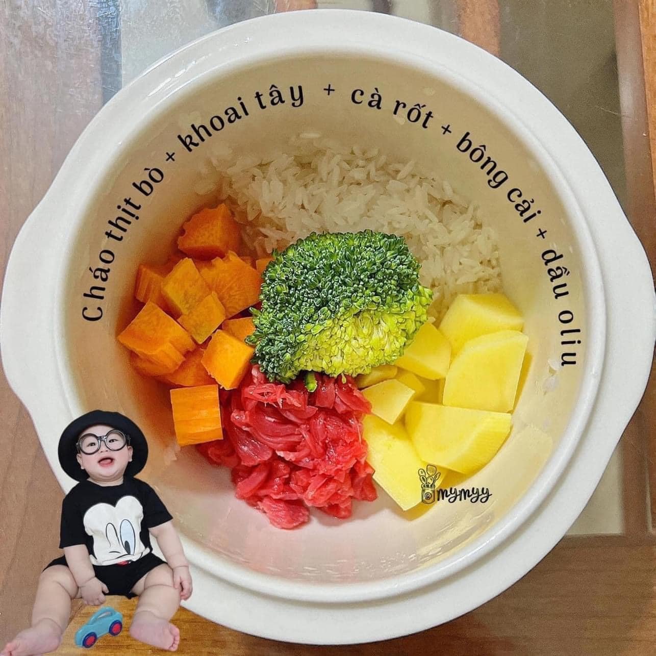 16 ngày chẳng trùng món nhờ công thức nấu cháo hạt dinh dưỡng cho mẹ từ nồi nấu chậm, bé 8 tháng tuổi siêu mê- Ảnh 10.