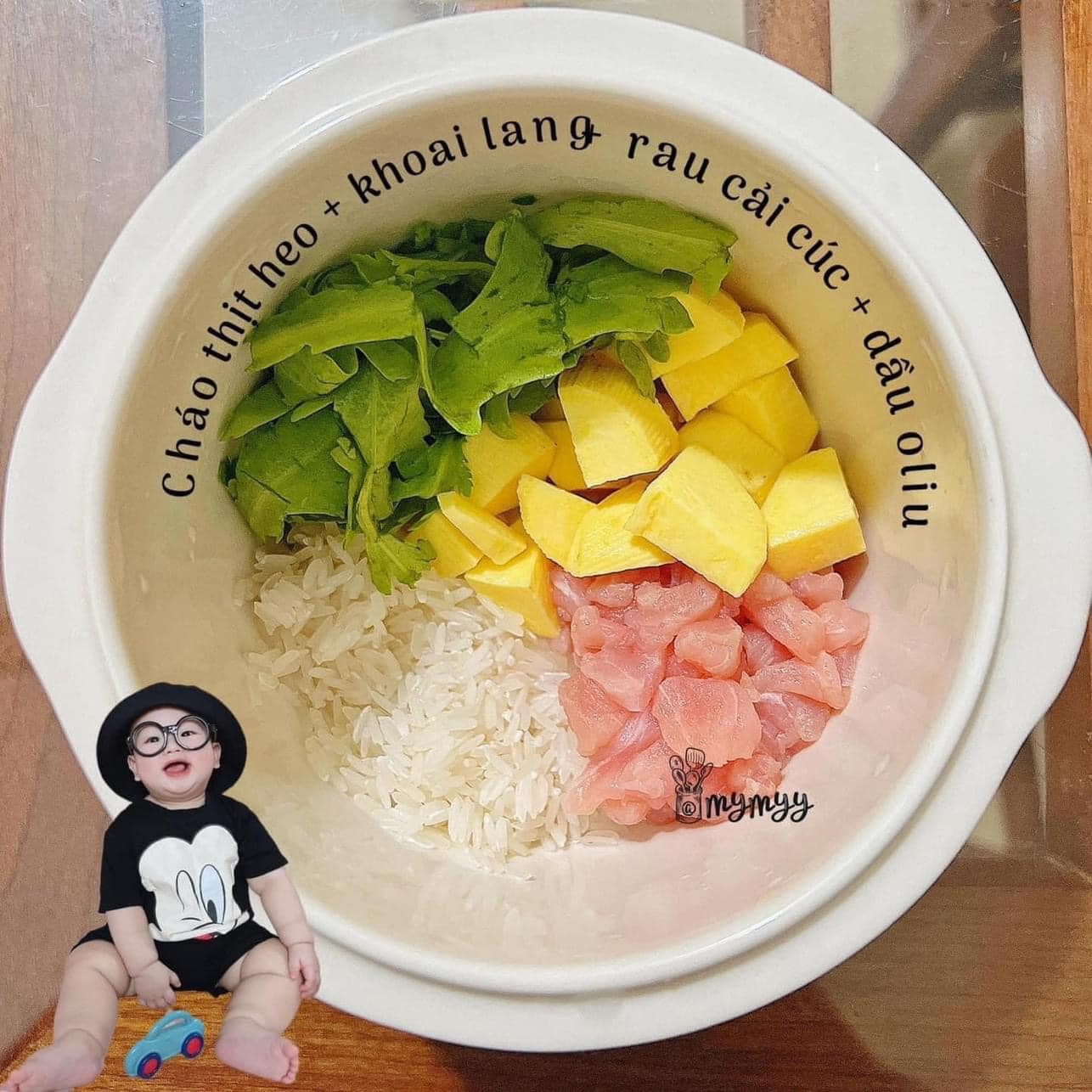 16 ngày chẳng trùng món nhờ công thức nấu cháo hạt dinh dưỡng cho mẹ từ nồi nấu chậm, bé 8 tháng tuổi siêu mê- Ảnh 3.