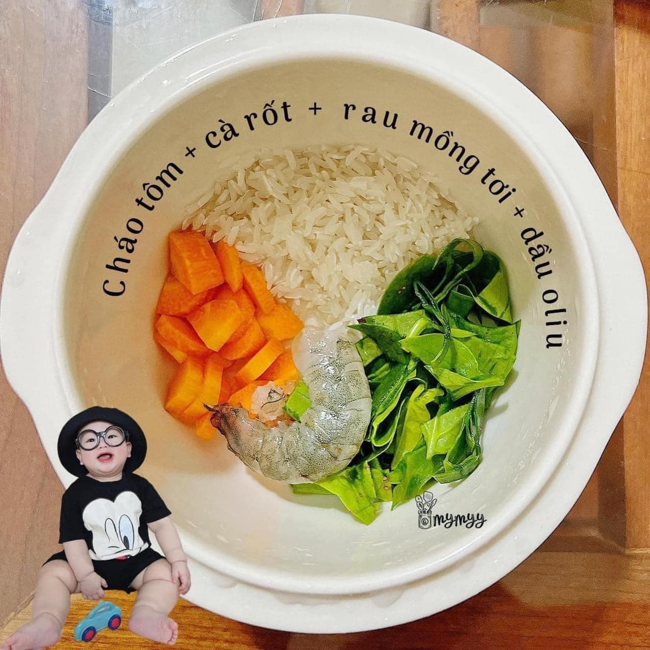16 ngày chẳng trùng món nhờ công thức nấu cháo hạt dinh dưỡng cho mẹ từ nồi nấu chậm, bé 8 tháng tuổi siêu mê- Ảnh 6.
