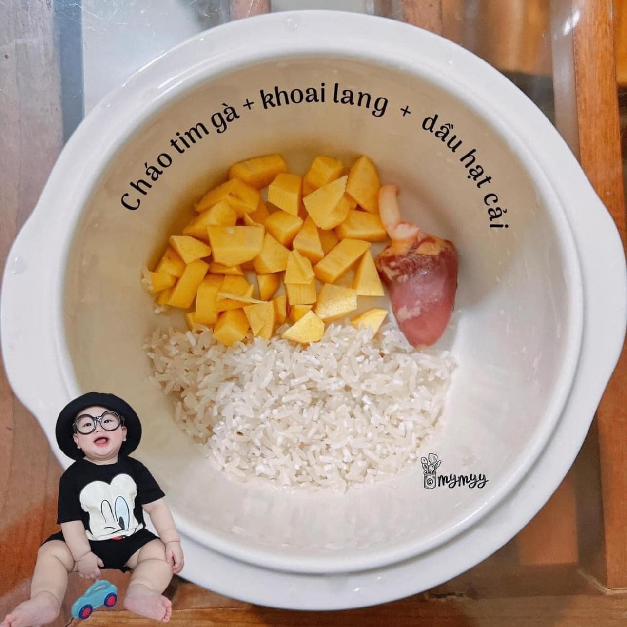 16 ngày chẳng trùng món nhờ công thức nấu cháo hạt dinh dưỡng cho mẹ từ nồi nấu chậm, bé 8 tháng tuổi siêu mê- Ảnh 9.