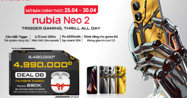 Nubia Neo 2 - Gaming Phone giá rẻ trở lại với  phiên bản nâng cấp- Ảnh 1.