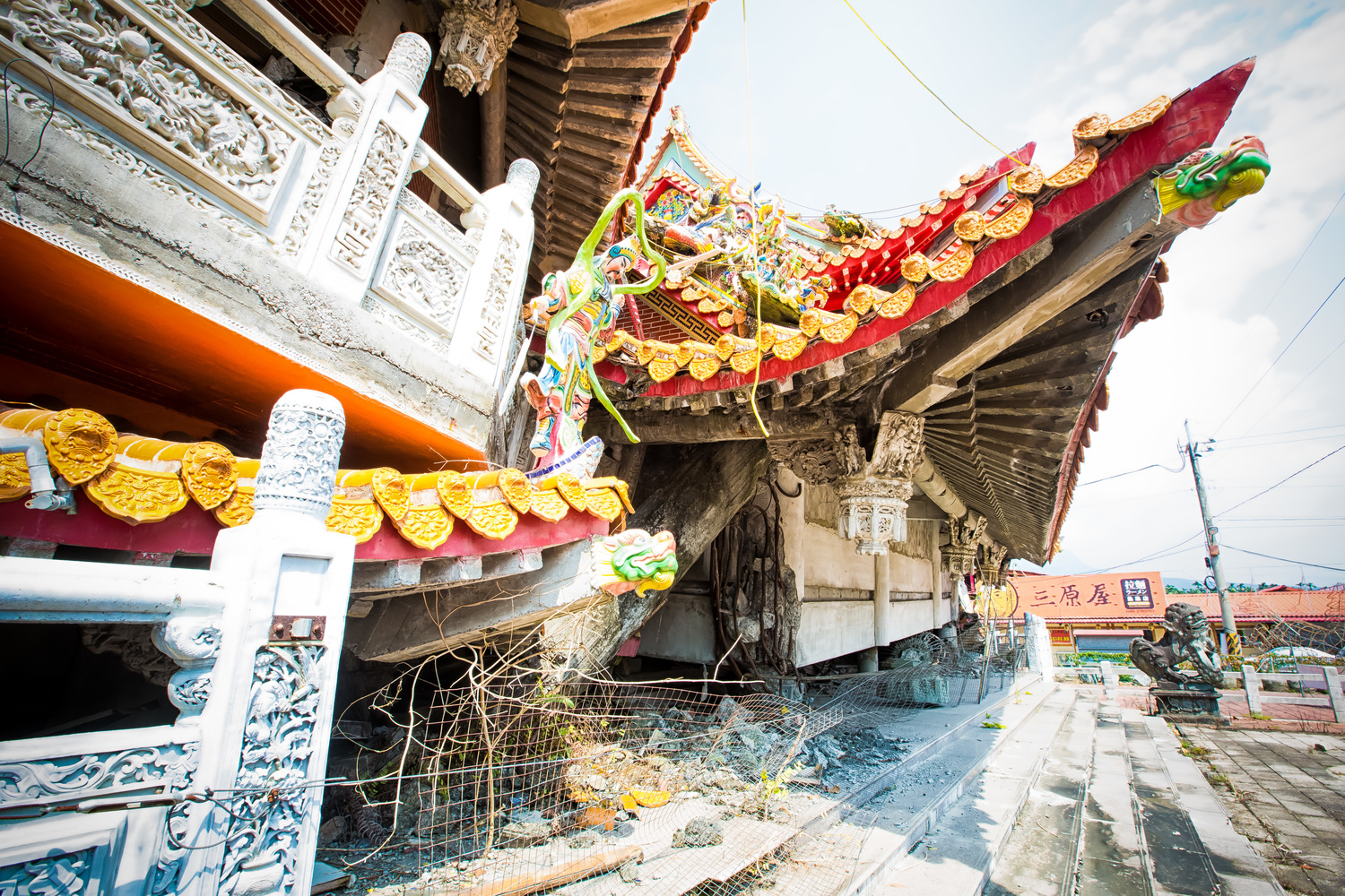 Hình ảnh hiện tại đáng kinh ngạc về ngôi đền "biểu tượng" sau một trong những trận động đất kinh hoàng nhất tại Đài Loan- Ảnh 5.