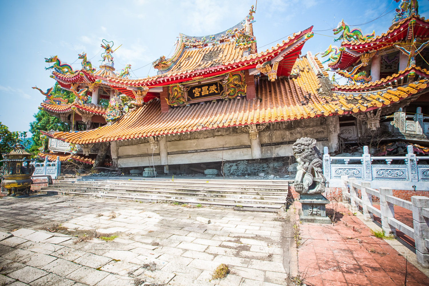 Hình ảnh hiện tại đáng kinh ngạc về ngôi đền "biểu tượng" sau một trong những trận động đất kinh hoàng nhất tại Đài Loan- Ảnh 4.