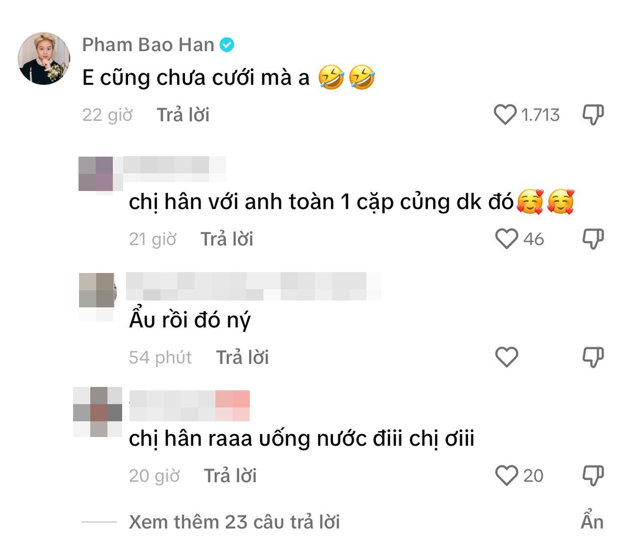 Bất ngờ với danh tính cô gái rep &quot;em cũng chưa cưới mà anh&quot; gây sốt khi Văn Toàn lại than ế- Ảnh 2.